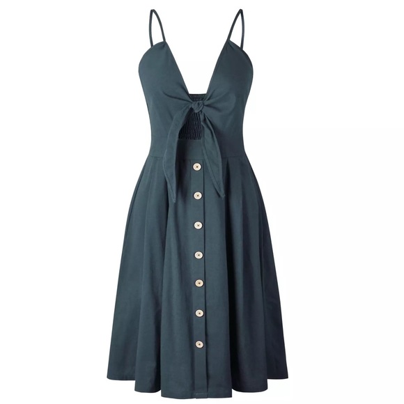 ❗️LAST ONE❗️Blue Prairie Midi Dress [N] - Picture 2 of 6